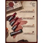 ست رژلب Amber Rose شیگلم با سه رنگ نود | مه چهر