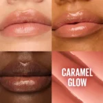 رنگ caramel glow بالم لب لیفتر گلیز میبلین| مه چهر