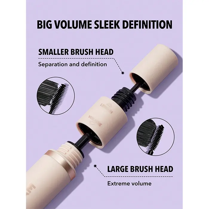 ریمل دو سر شیگلم Lash Busters با دو برس حجم دهنده و بلند کننده | مه چهر